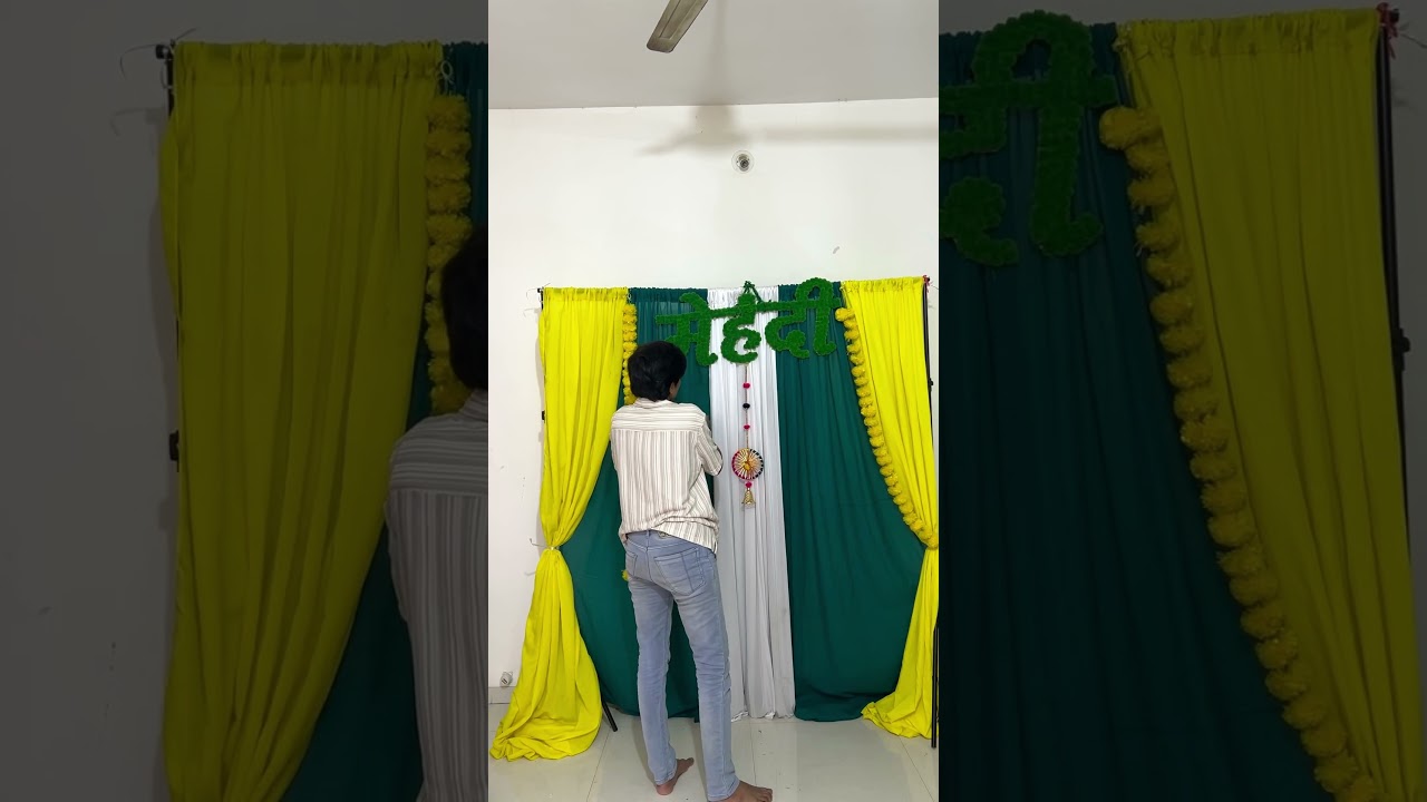 Mehndi Backdrop Decor