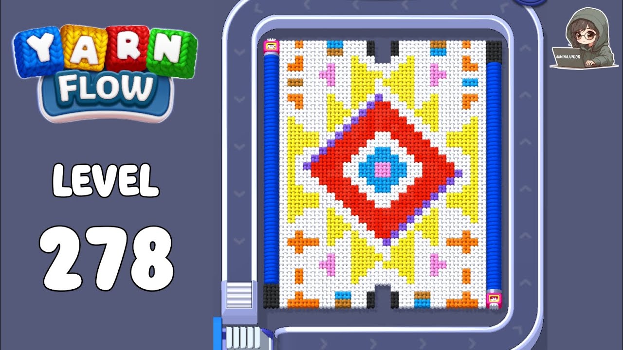 Yarn Flow Visualization Yarn Flow level 278 solution - YouTube