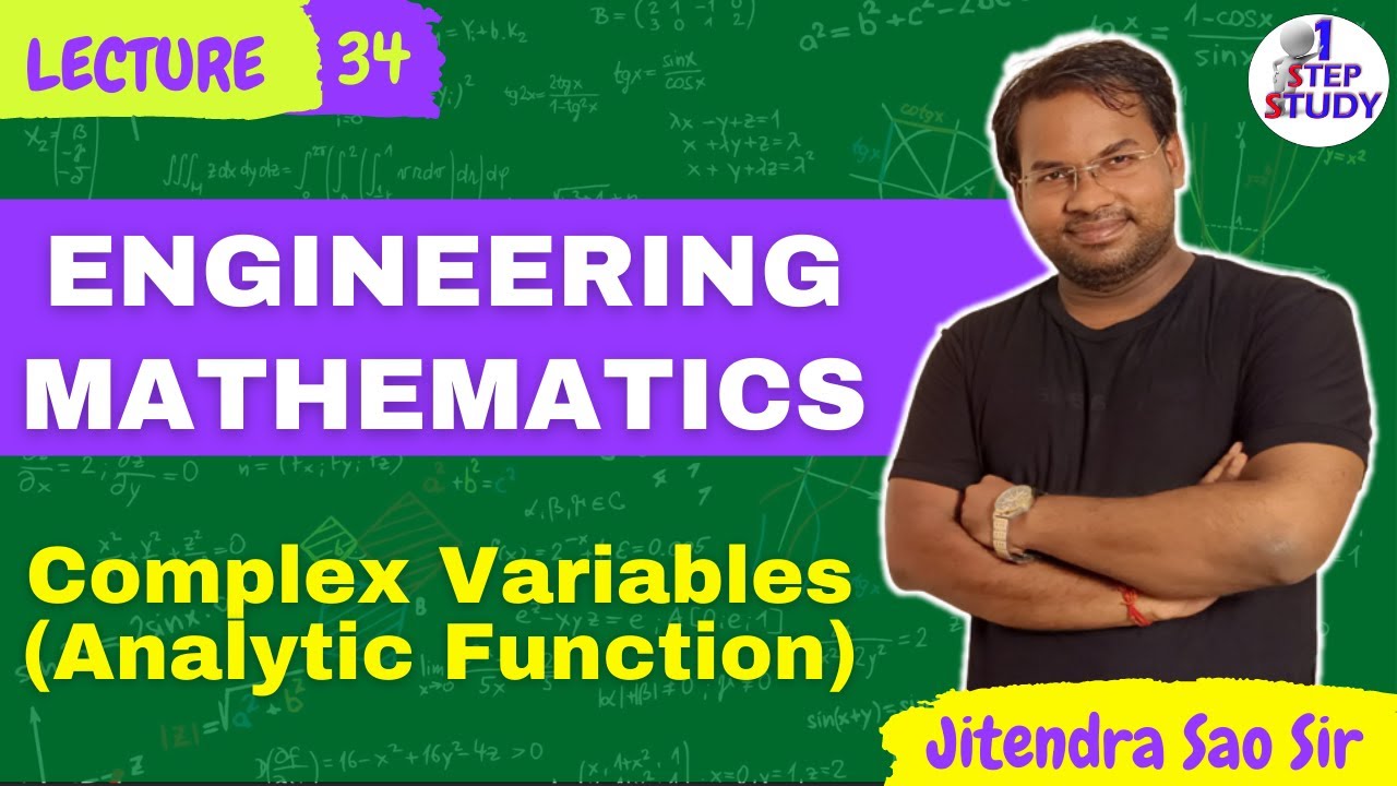 L 34 | Engineering Mathematics for GATE | Complex Variables ( Analytic ...