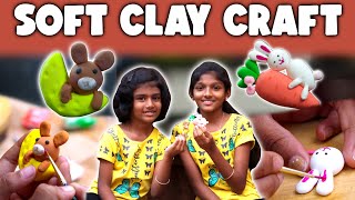 How To Do Bunny Rabbit And Teddy Bear | Simple Soft Clay Craft | Inis Galataas screenshot 1