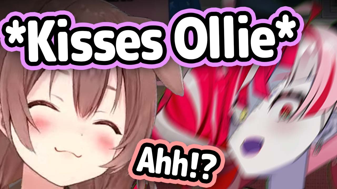 Korone Broke Ollie After Suddenly Kissing Her...【Hololive】