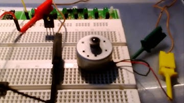 Ejemplo 28 control velocidad y sentido de giro de motor cc con l293d(Prácticas arduino)