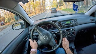 2006 Toyota Corolla IX [1.6 I 16V 110HP] |0100| POV Test Drive #1414 Joe Black