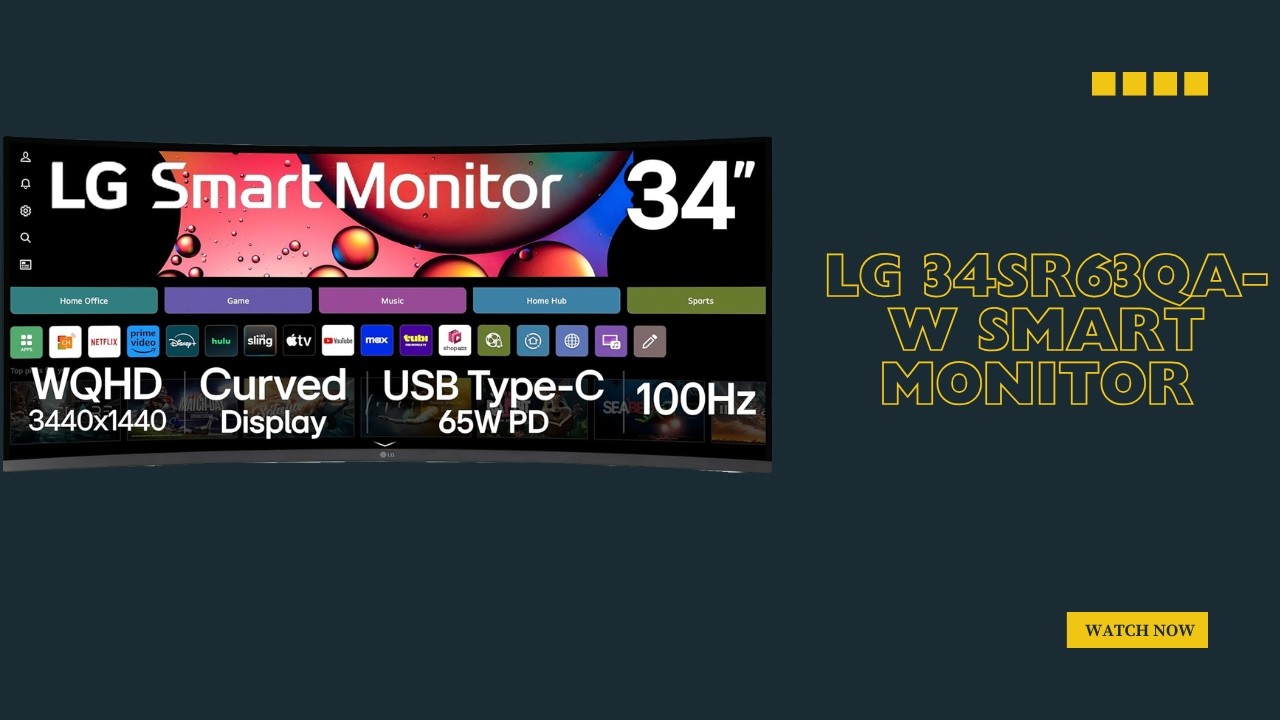 LG 34SR63QA-W Smart Monitor – Watch Work Play Seamlessly – REVIEW