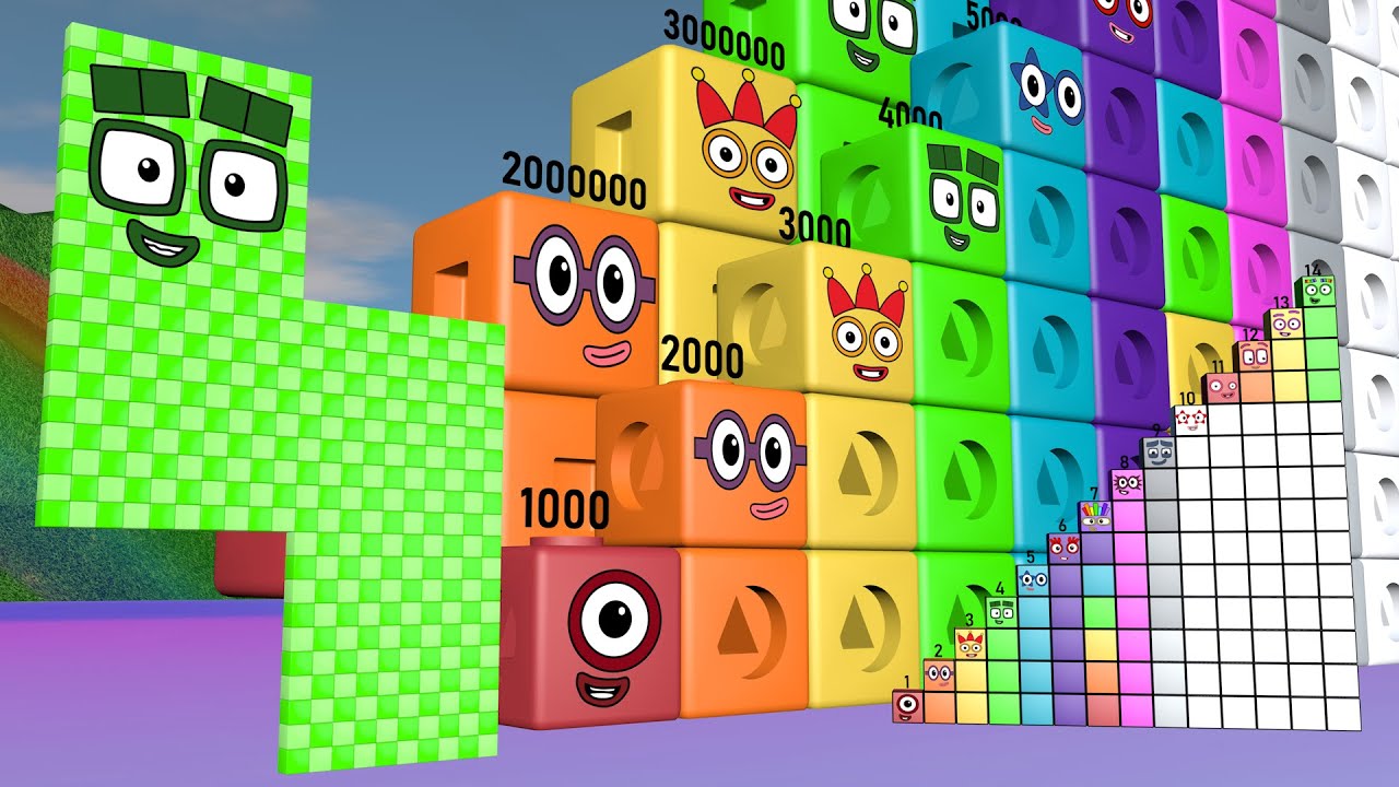 Numberblocks Puzzle Step Squad 400 400,000 400,000,000 MILLION BIGGEST ...