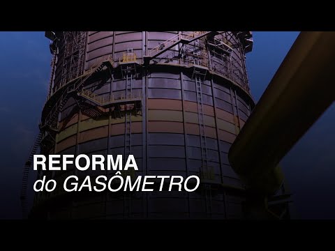 CONCLUSÃO DA OBRA DO GASÔMETRO - USINA GERDAU OURO BRANCO-MG