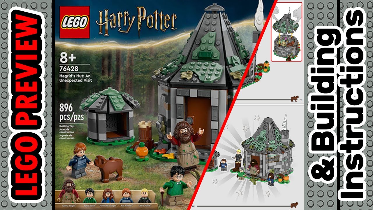 PREVIEW: 76428, LEGO Harry Potter, Hagrid's Hut: An Unexpected Visit ...