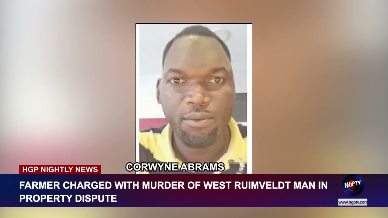FARMER CHARGED WITH MURDER OF WEST RUIMVELDT MAN IN  PROPERTY DISPUTE