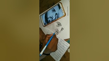 How to draw KL RAHUL step by step pencil sketch tutorial /blending, beard, hair