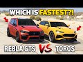 GTA 5 ONLINE - REBLA GTS VS TOROS (WHICH IS FASTEST?)