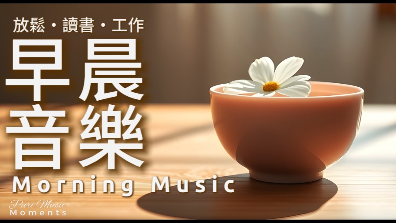 早晨音樂時光 | 🌤️感恩的早晨鋼琴音樂 1小時｜早晨療癒旋律｜放鬆・專注・讀書・工作・靜心｜鋼琴、水晶音樂｜寧靜平安的早晨 