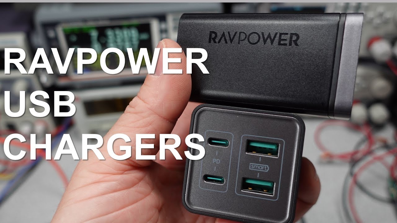 RAVPOWER 65W and 120W USB C and A Power Adapter Review and Test 