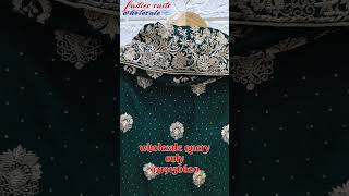 Vichtra Fabrics Suits With Embroidery