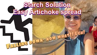 Starch Solution artichoke spread, WW 0 pt, 0, 1 , had a little mishap
