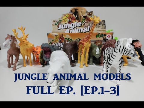 รีวิวของเล่นโมเดลสัตว์ป่าน่ารู้จัก (รวมคลิป) Review jungle animal models Full Episode [EP 1+2+3]