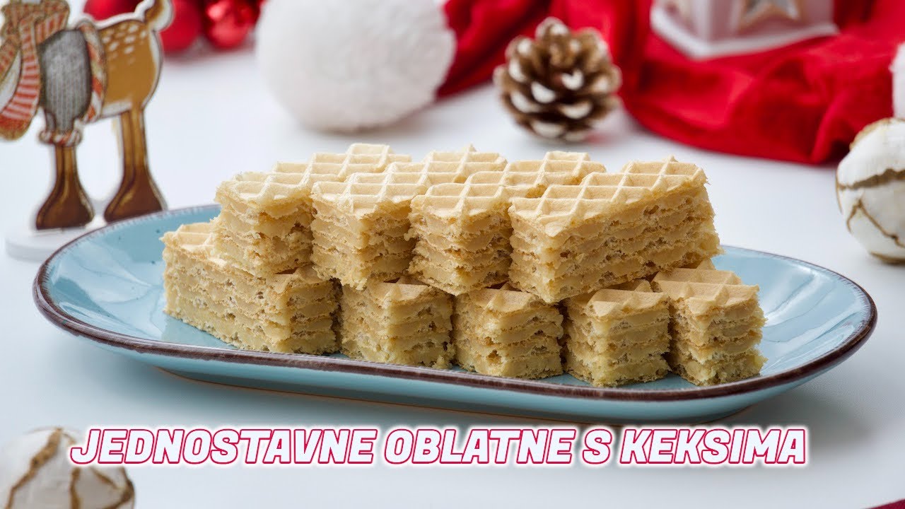JEDNOSTAVNE OBLATNE s keksima - meni najbolje oblatne na svijetu! • ReciPeci Sandre Gašparić