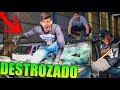 DESTROZAMOS UN COCHE 4X4 EN UN DESGUACE !! ROMPEMOS UN COCHE !! Makiman