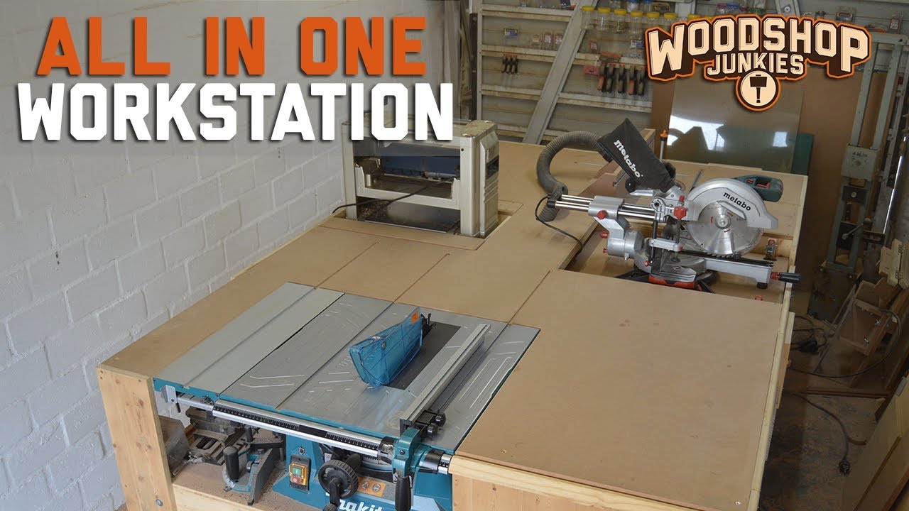 all-in-one woodworking workbench plans update - plans now