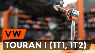 Cum să schimb Bieleta bara stabilizatoare VW SHARAN 2018 - pas cu pas tutorial video
