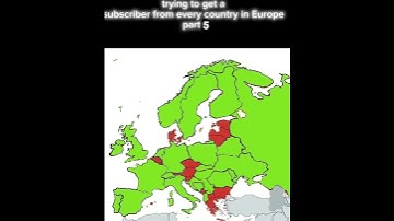 Trying to get a subscriber from every country in Europe part 5 🇳🇱😃! #mapping #subscribe #day5