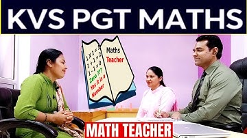 Kvs Maths Interview questions and answers | Tgt pgt Mathematics interview | PD Classes Manoj Sharma