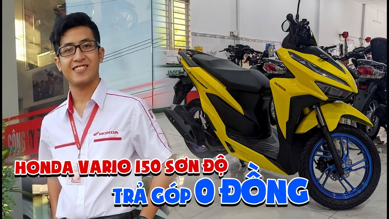 Mua Xe Honda Vario 150 Sơn Độ: Trả Góp 0 Đồng Trả Trước, 0% Lãi Suất, Bao  Nợ Xấu. Giá Siêu Rẻ - Youtube