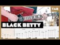 Ram jam  black betty  guitar tab  lesson  cover  tutorial