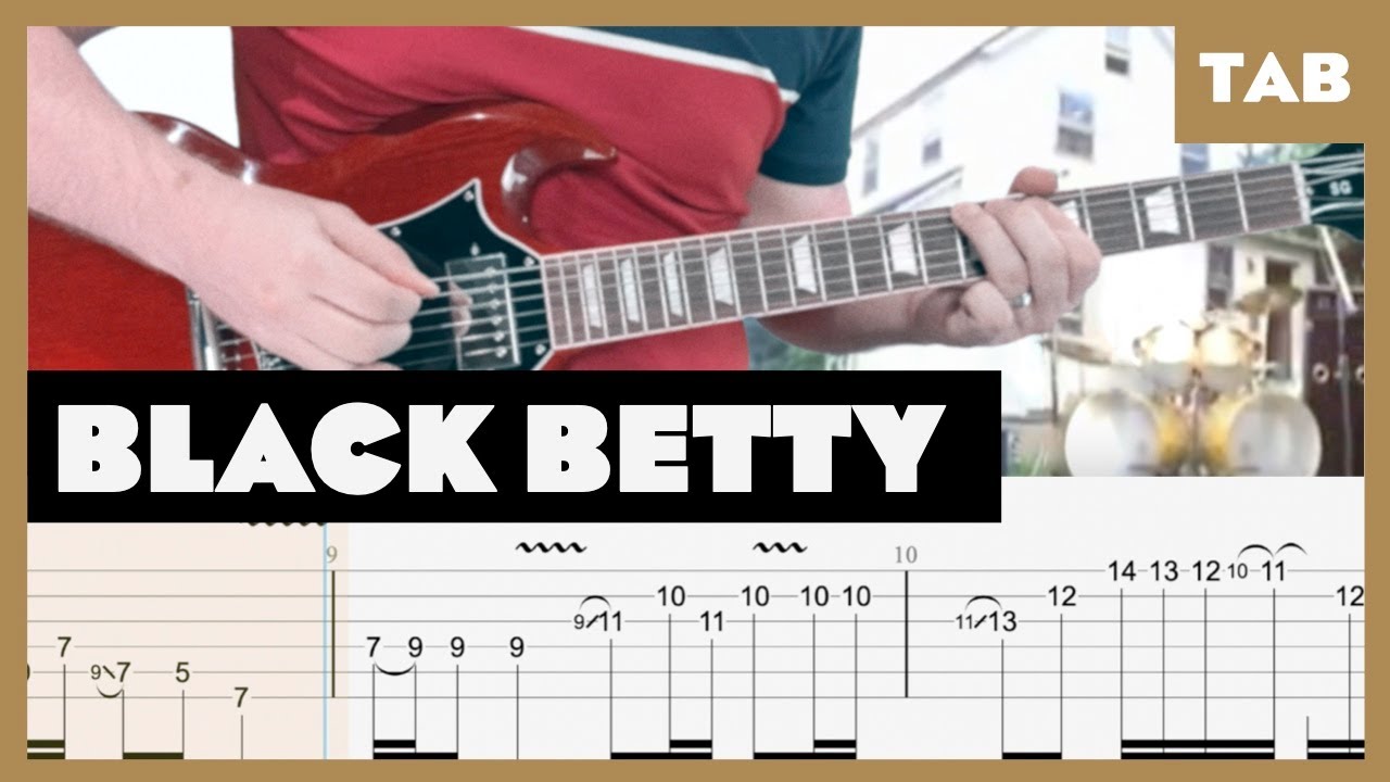 Ram Jam - Black Betty - Guitar Tab | Lesson | Cover | Tutorial