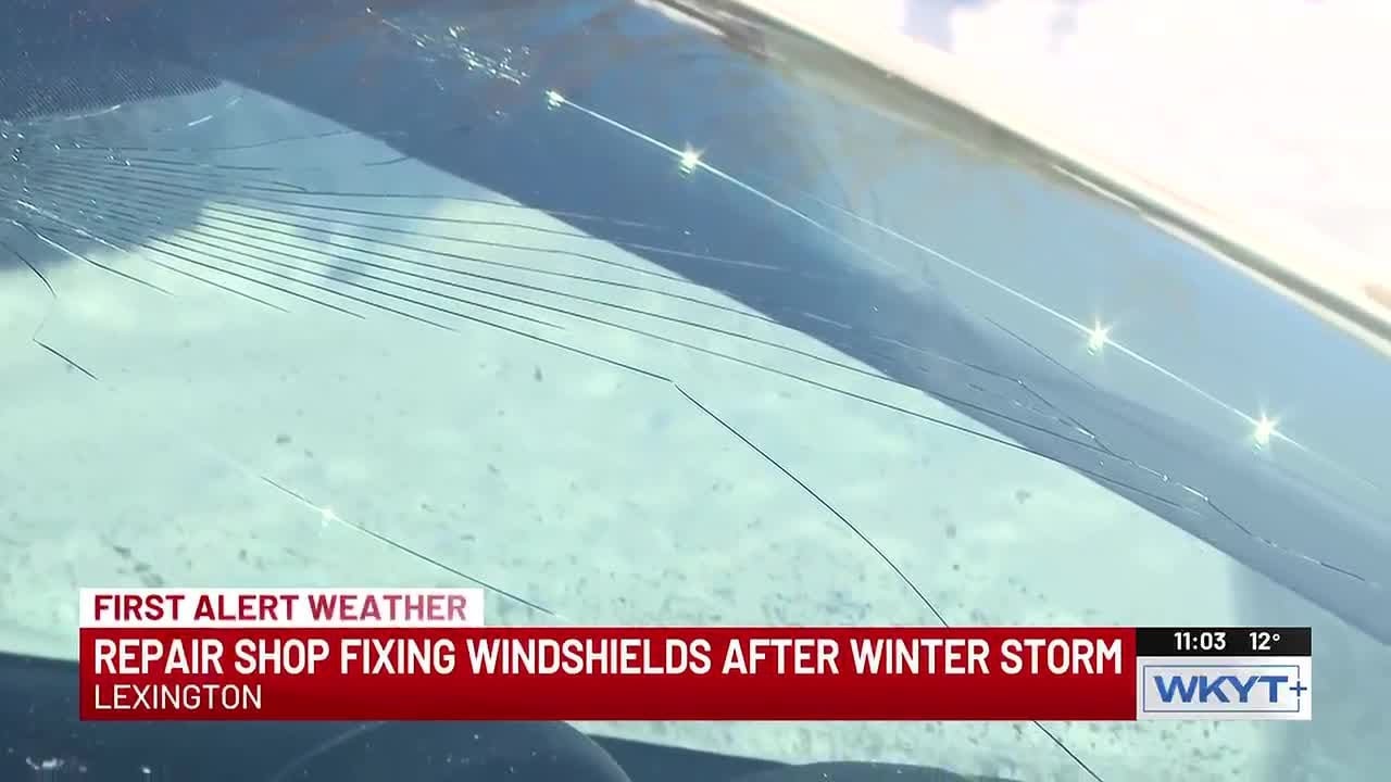 Auto glass company sees surge in repairs after winter storm