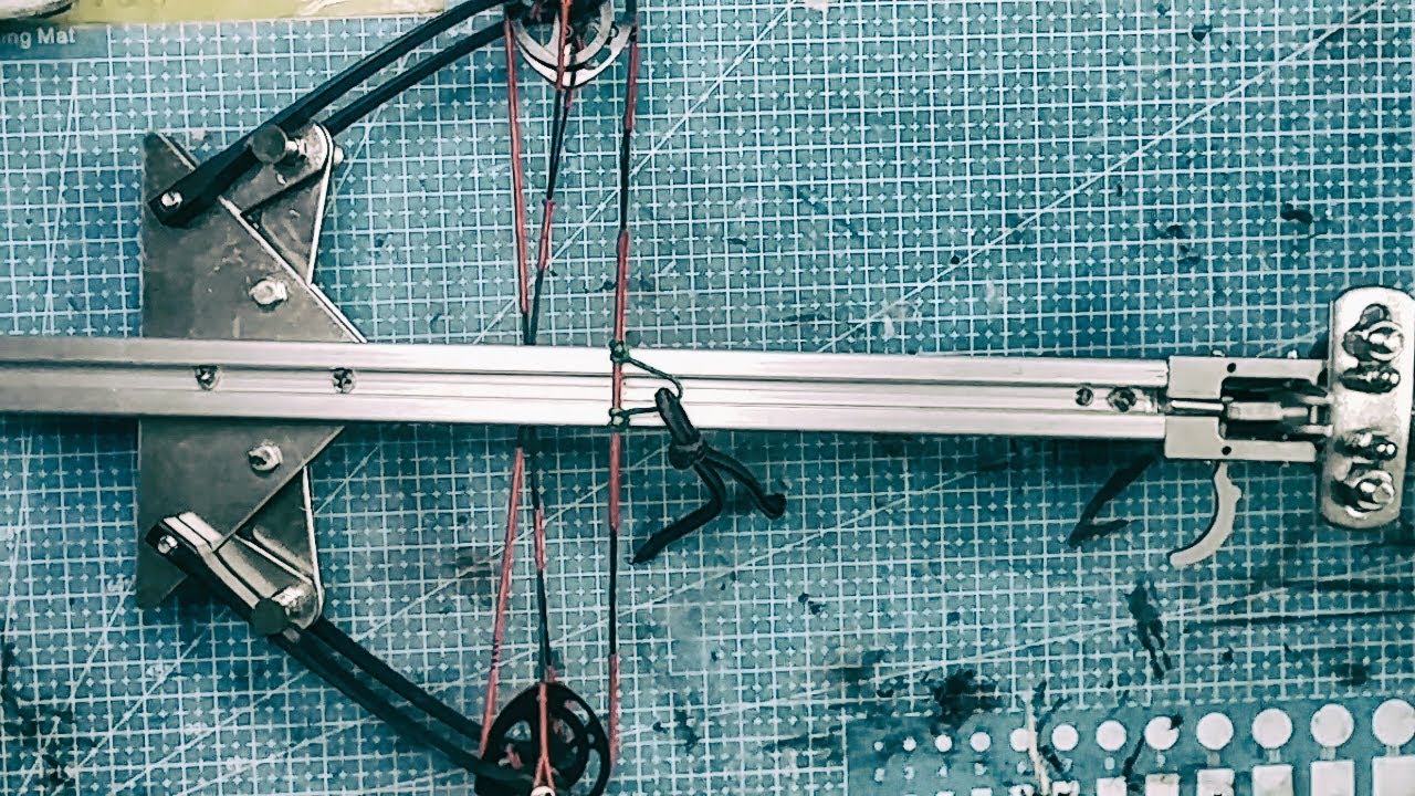 mini crossbow/mini compound bow/homemade/ YouTube