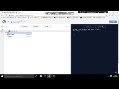 Python Programming - max and min