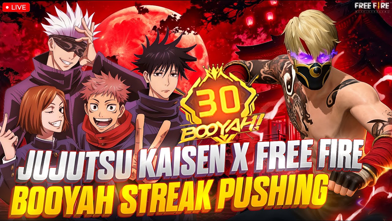 30 BOOYAH STREAK CHALLENGE😱 🔥 FFK PRASANTH ON LIVE🔥  