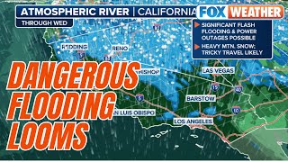 Next Atmospheric River Could Dump Six Months Of Rain In Three Days Over Southern California