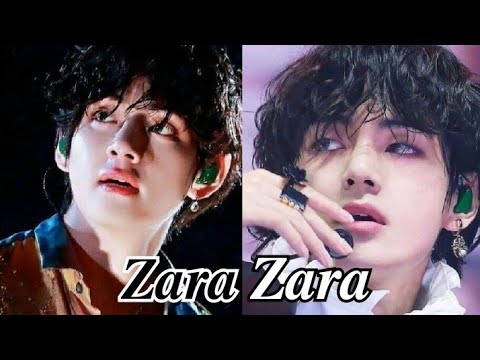 Zara Zara edit on V 💜 Kim Taehyung BTS V whatsapp status 💞✌️💜😍🥰#v#bts#btsarmy#btsvanushka#viral🤗