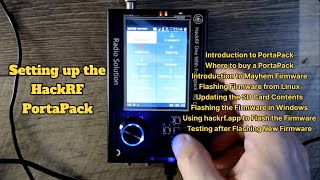 Setting up the HackRF PortaPack Net Worth