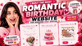 I Built the Most Romantic Happy Birthday Website ❤️ | The Perfect Digital Birthday Surprise screenshot 5