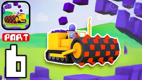 Stone Miner - Gameplay Walkthrough Part 6 Crush rocks with a truck (iOS,Android)