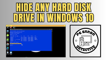 How to Hide Any Hard Disk Drive in Windows 10