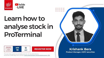 Learn How to analyse stock in Proterminal