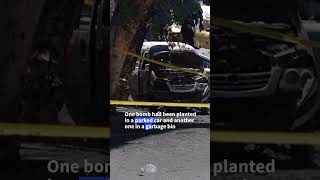 Bomb attacks wound 18 in Damascus as Macron visits