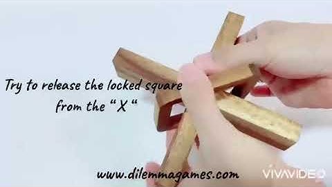 SQUARE IN X, an mazing tricky magical puzzle by DILEMMA GAMES