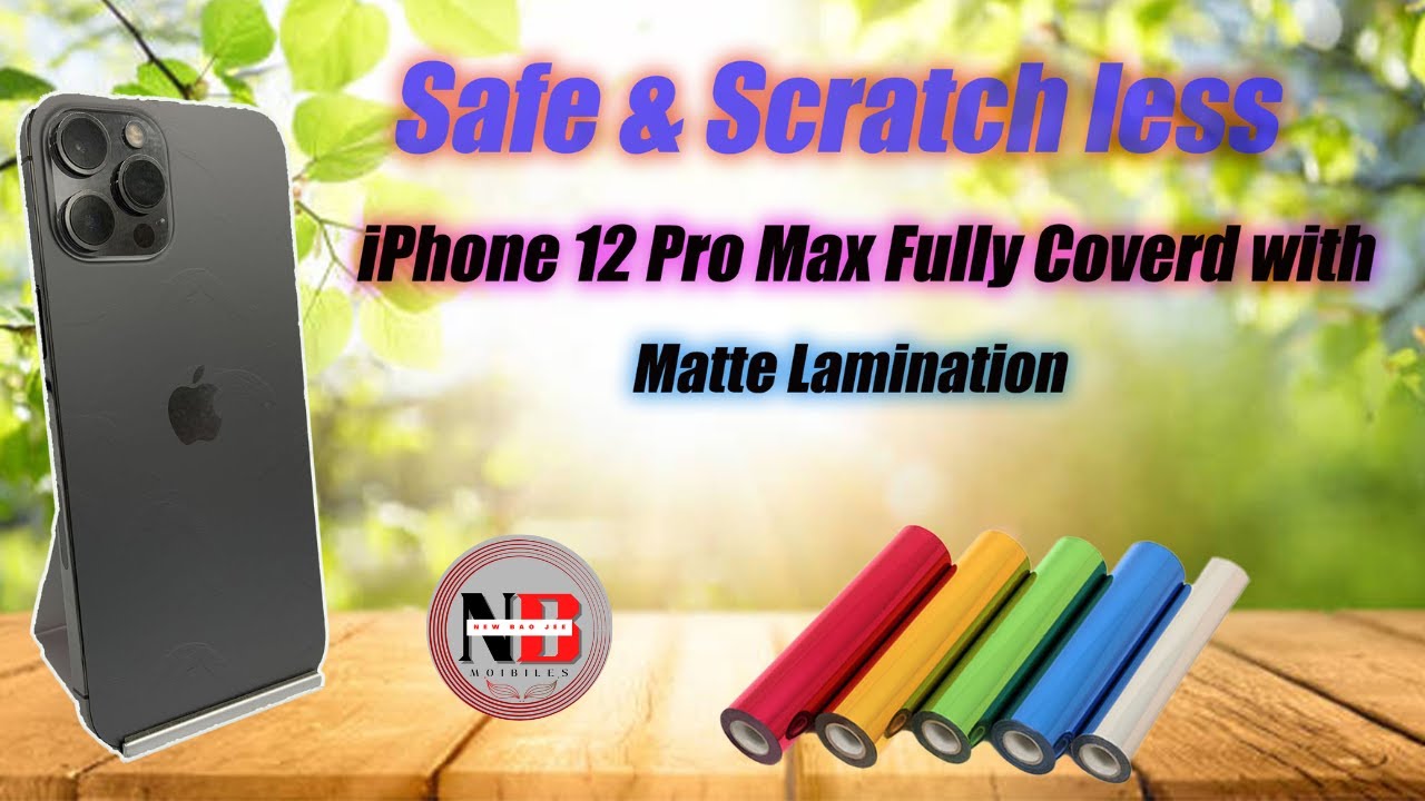 How to Install Matte Paper on iPhone 12 Pro Max  ! iPhone 12 Pro Max ! Mudasar Ghaffar