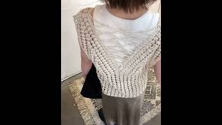 ISSEY MIYAKE 90s 94SS メッシュ クロシェ ニット ベスト クロシェメッシュニットベスト | Crochet mesh knit vest (kiharu select)