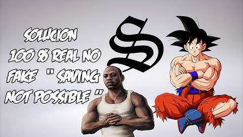 SAVING NOT POSSIBLE //SOLUCIÓN ALCI IMG EDITOR