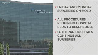 Cleveland Clinic to postpone nonessential surgeries that require hospital stays this Friday & Monday