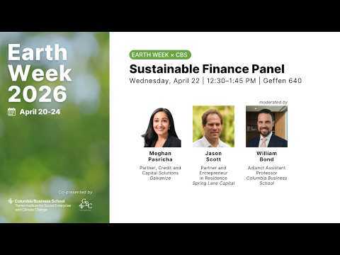 Sustainable Finance Panel