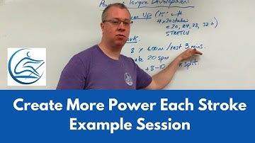 How To  Develop Power In Your Rowing Stroke