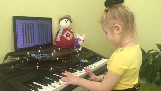 Soft Mozart Winter 2018-2019 recital, "Train", Vika, 4 years screenshot 4