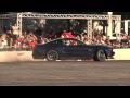 Vaughn Gittin Jr Drift Demo at Sema  in a 2011 Ford Mustang