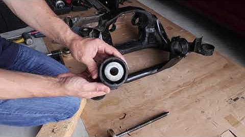 BMW E46 Rear Subframe: Subframe Bushings Removal #BMW #E46 #SubframeBushings #DIY #BMWRepair